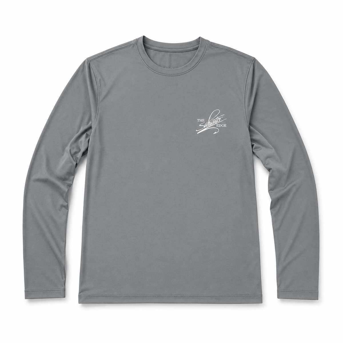 Saltwater Edge Cloud Coast Long Sleeve Sun Shirt Slate / Small