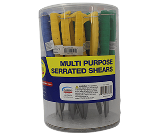 Danco 7" Serrated Shears Assorted
