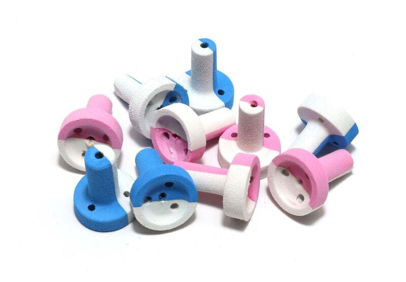 Foam Offshore Popper Heads Small / Pink/White