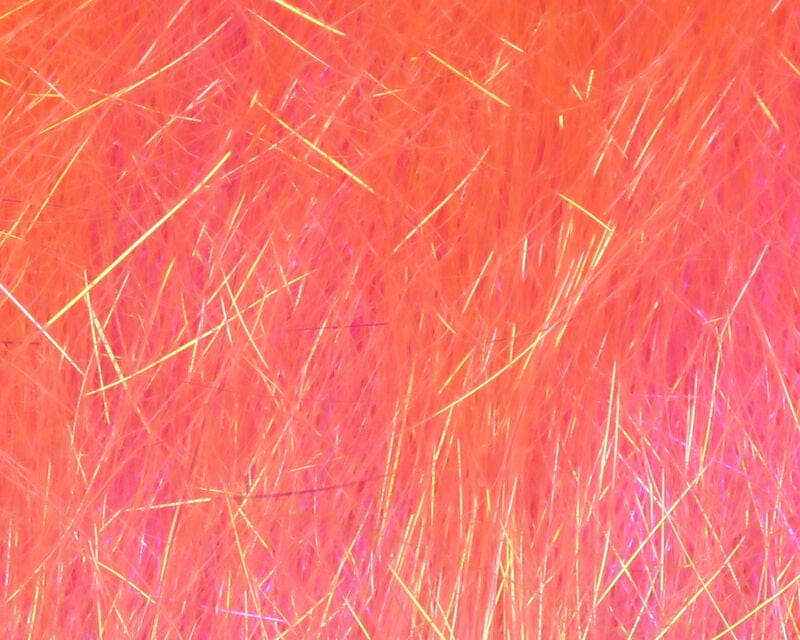 Ice Dub Minnow Back Shimmer Fringe Shell Pink Hot Pink Back