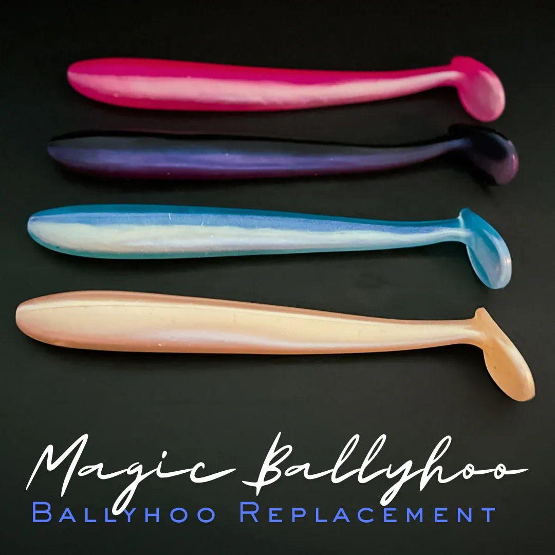 Joe Shute Lures Rigged Ballyhoo Ballyhoo Replacement / Pink/Crystal