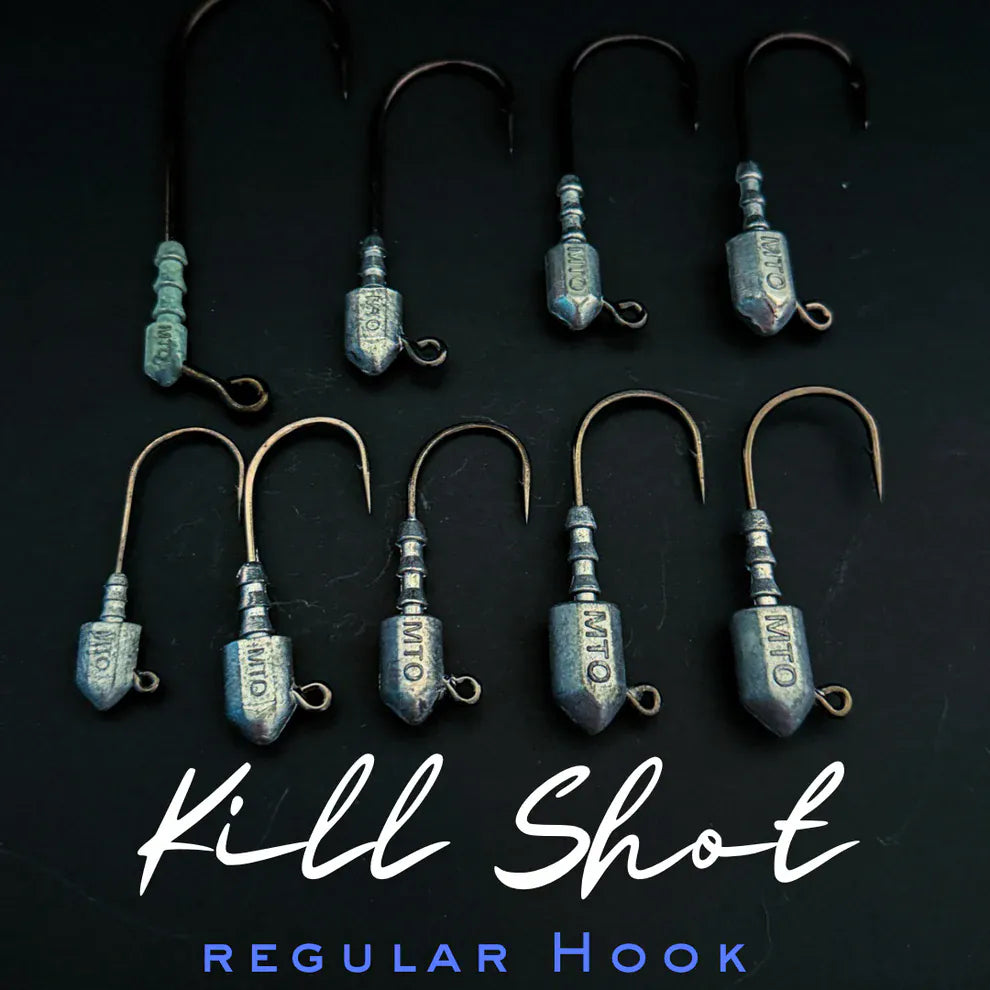Magictail Kill Shot Black Nickel Bullethead Jigs