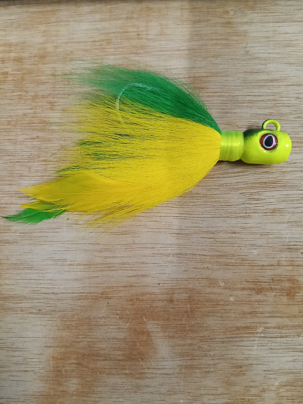 S&amp;S Pro Rock Hopper Bucktail Jig Parrot / 1/2oz