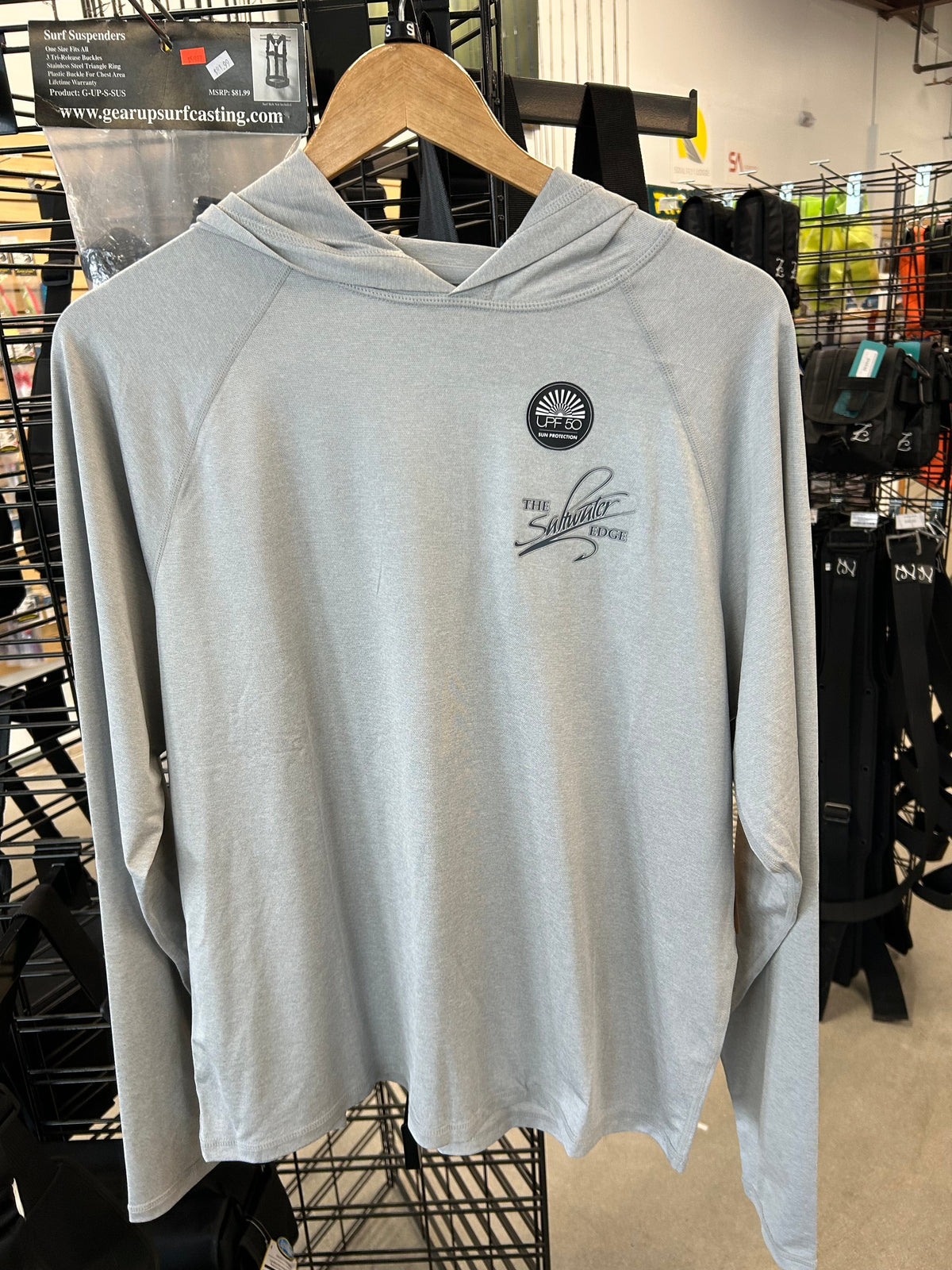 Saltwater Edge Breakwater Performance Shirt Grey / S