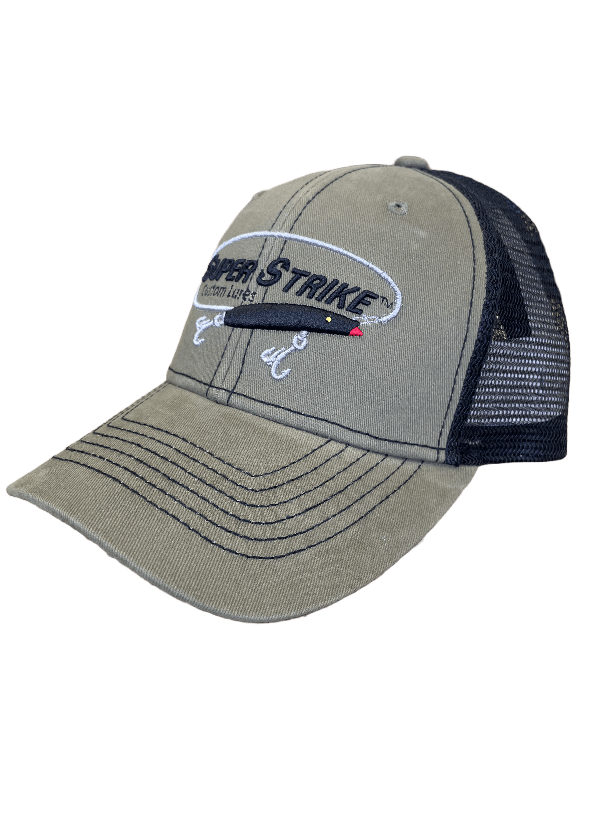 catch fish & chill box logo black classic trucker hat