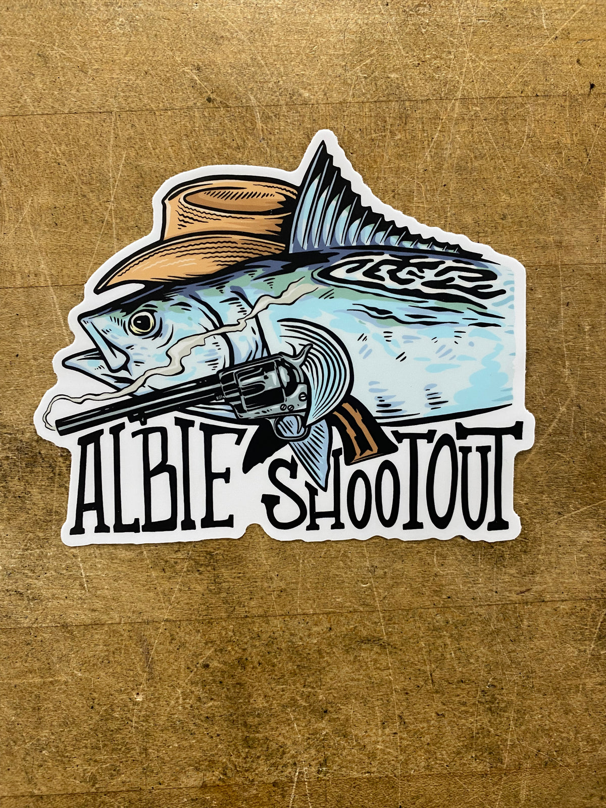 Albie Shootout Sticker