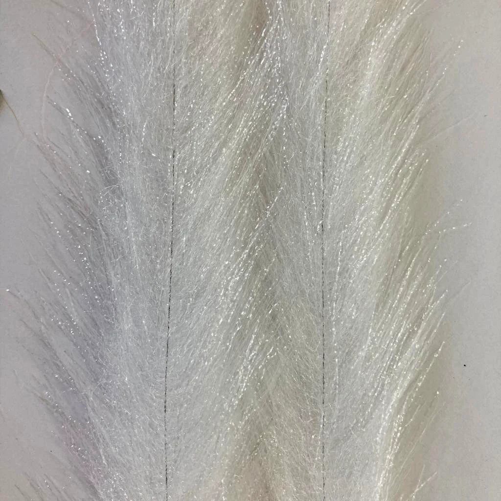 Mimic Faux Feather Brush 1&quot; / Ice White
