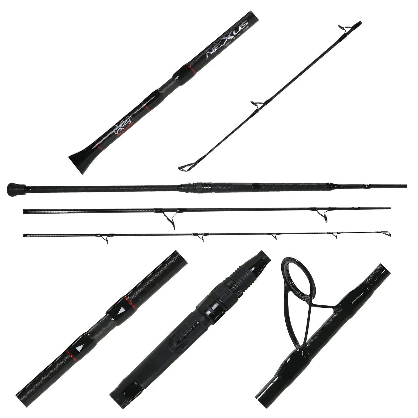 Jigging World Nexus 2.0 Surf Travel Rods JW-NEXS803S-M