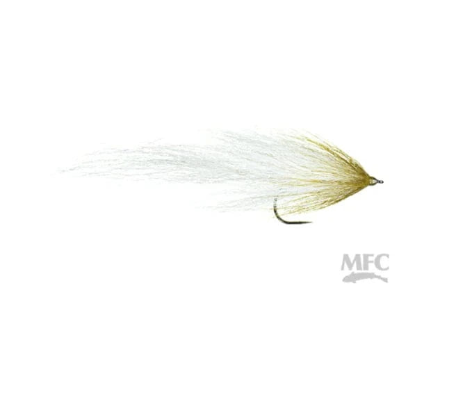 Popovic's Bucktail Deceiver 2/0 / Olive/White