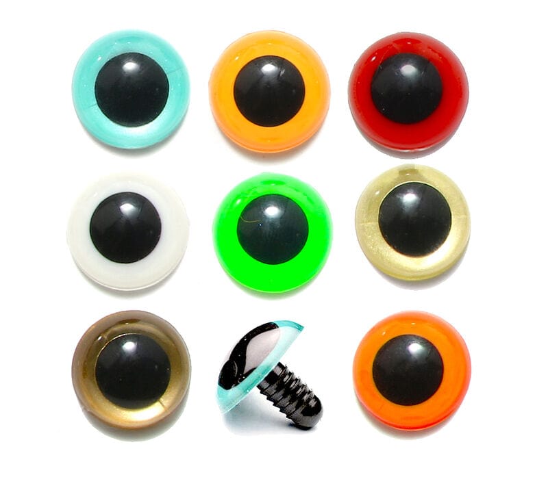 Posted Dome Eyes 6mm / Pearl/Blue