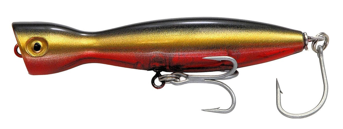 Super Strike Little Neck Popper, Floating, 1oz, Golden Massacre Super Strike Little Neck Popper, Floating, 1oz, Golden Massacre
