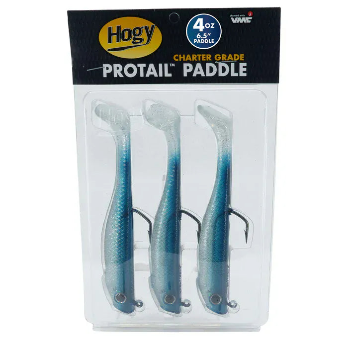 Hogy Protail Paddle Guide Pack: 6.5" 4oz (3pc) Blue Butter