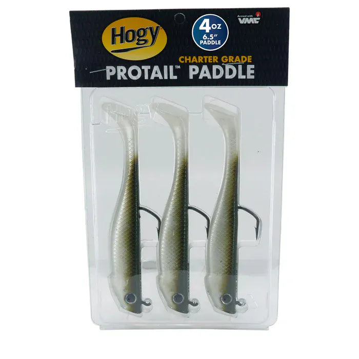 Hogy Protail Paddle Guide Pack: 6.5" 4oz (3pc) Olive