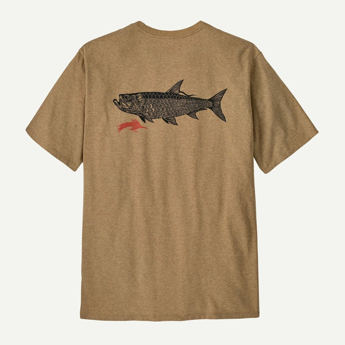 Patagonia Take a Stand Responsibili-Tee M / Salty Roach: Bobcat Brown