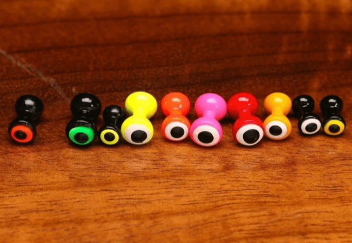 Hareline Double Pupil Brass Eyes