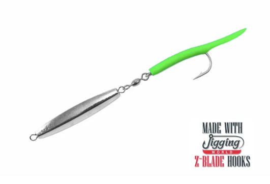 Diamond Jig With Tubed Tail 1oz / Green