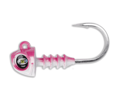 Jyg Pro 4 Inch Jigheads 1/4oz / Flamingo
