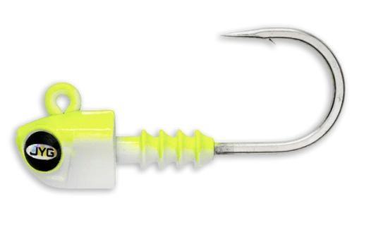 Jyg Pro 7 Inch Jigheads 1oz / Highlighter