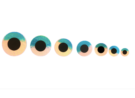 Flat Stick On Eyes Super Pearl / 3mm