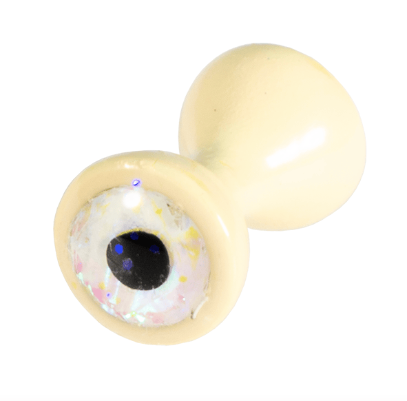 MFC Tungsten Sparkle Dumbell Eyes Bone Sparkle / Small