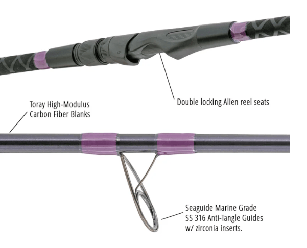 TFO Purple Haze Surf Rod