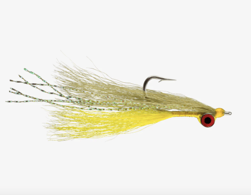 Rio's Clouser Minnow Olive/Yellow / #2