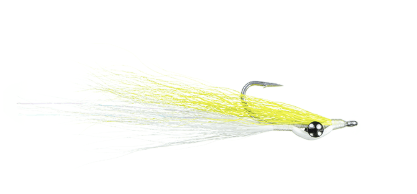 Clouser Deep Minnow 2 / Chartreuse/White