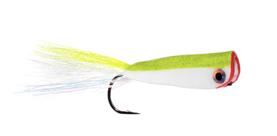 MFC Crease Fly 2/0 / Chartreuse/White