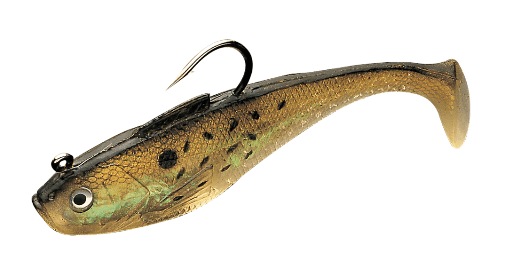 Tsunami Pro Holographic Swim Shad 6" 2 3/8oz / Golden Bunker