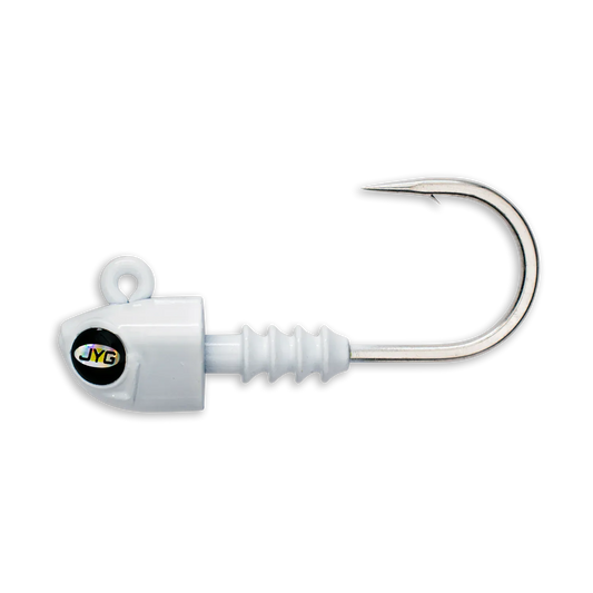 Jyg Pro 9 Inch Jigheads 1.5oz / White