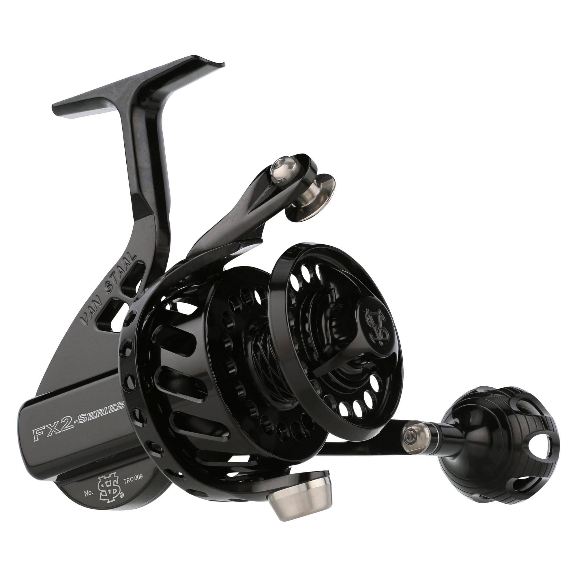 best van staal reel for freshwater fishing VR Series VR201B Black Spinning Fully machined 661 aluminum bodyFully sealed body and spool designStainless steel spiral Van Staal VR50 Silver VR