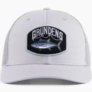Grundens Bluefin Trucker Hat - Grey Mist