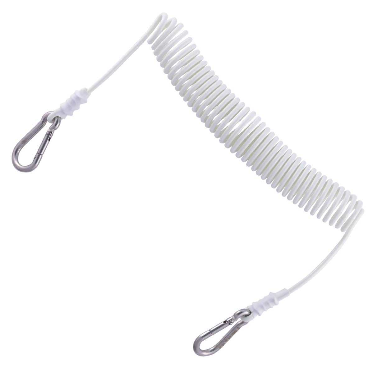 Diamond Rod & Reel Safety Leashes White