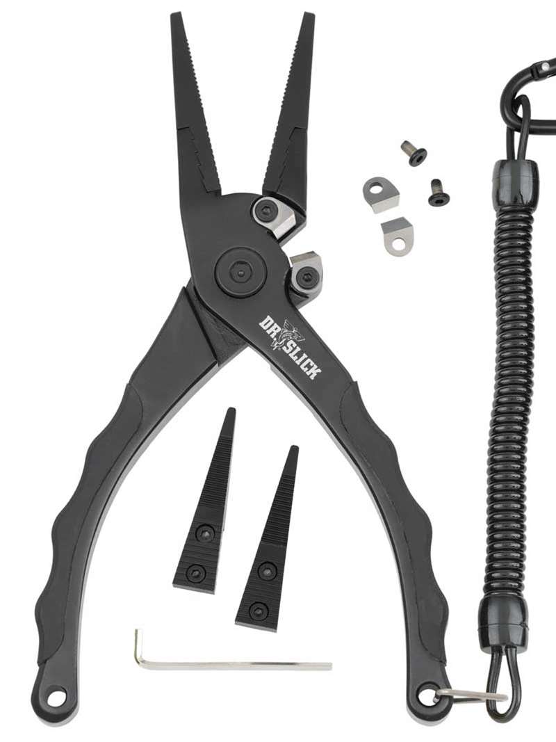 Dr. Slick Squall Pliers w/ Replaceable Cutter and Jaws BLACK