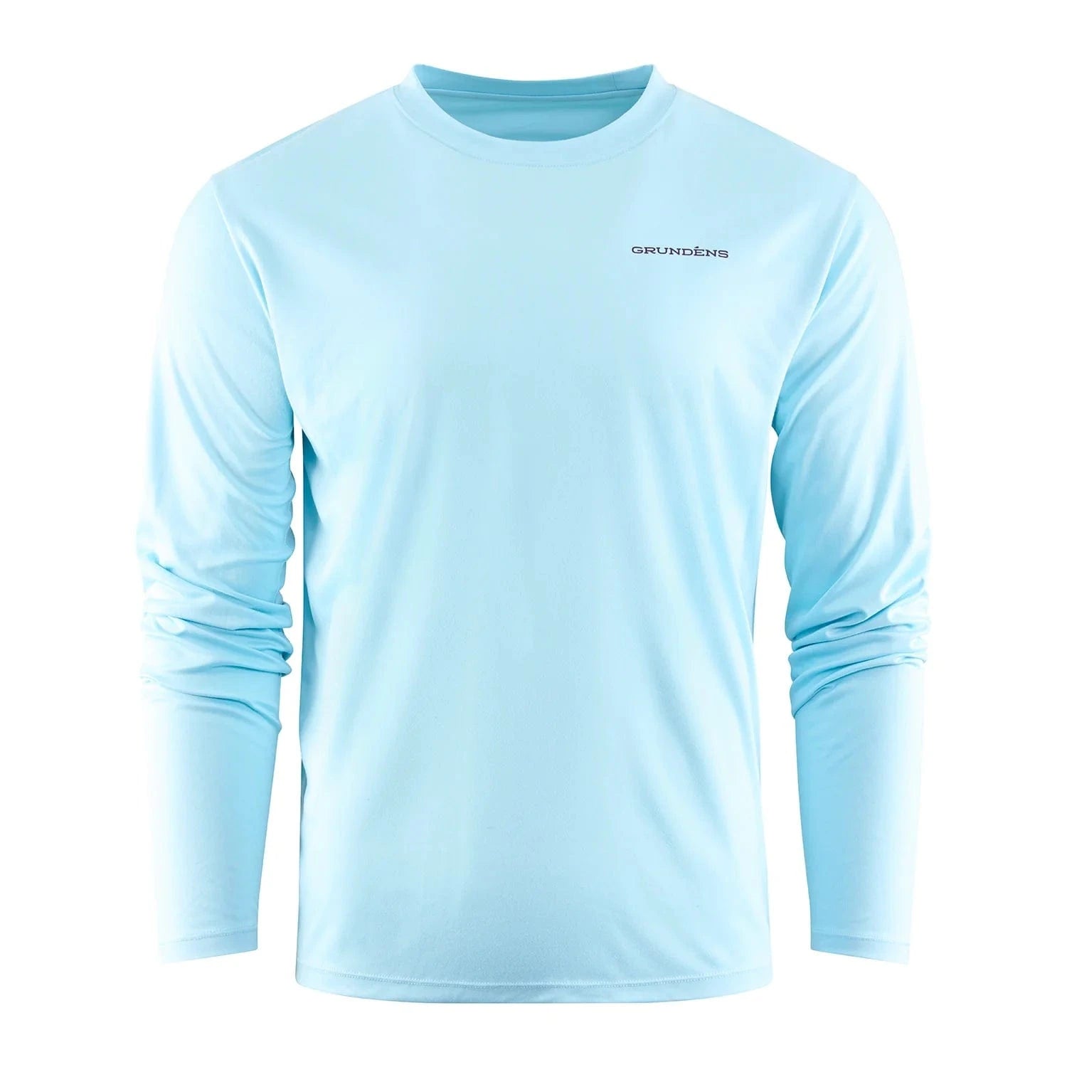 Grundens Twin Tuna LS Tech Tee (Aquamarine) Large