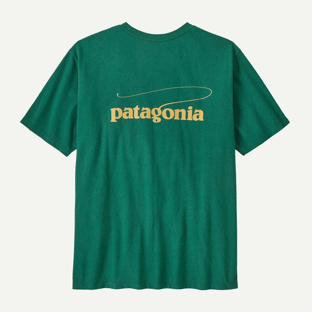 Patagonia Casting Logo Responsibili-Tee Small / Gem Green