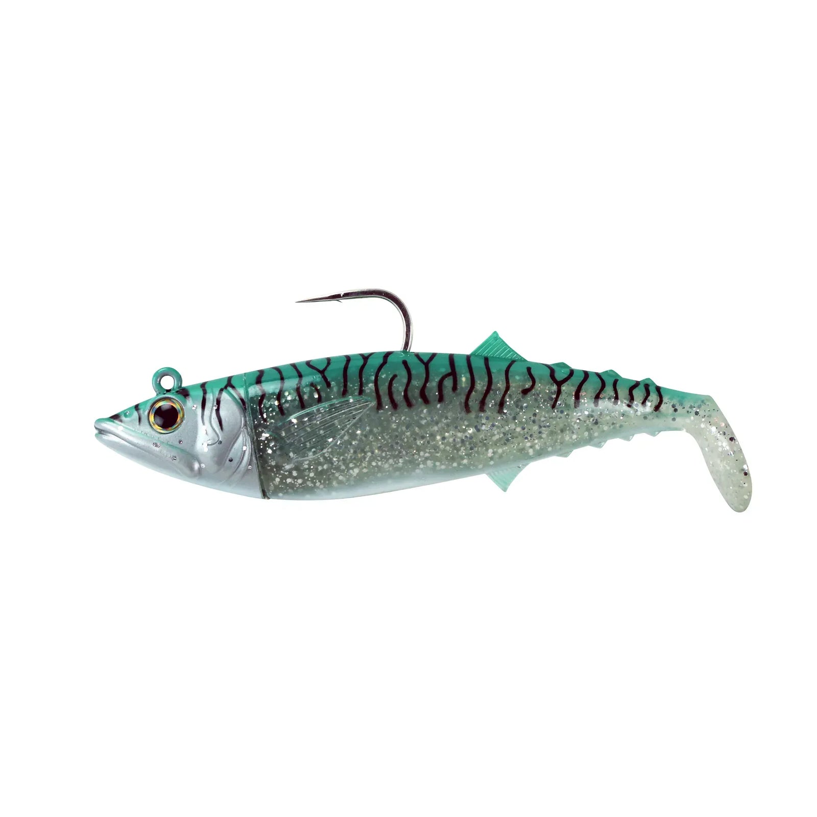 FishLab Mack Attack Soft Swimbait 6.5" - 5.5oz / Green Mackerel