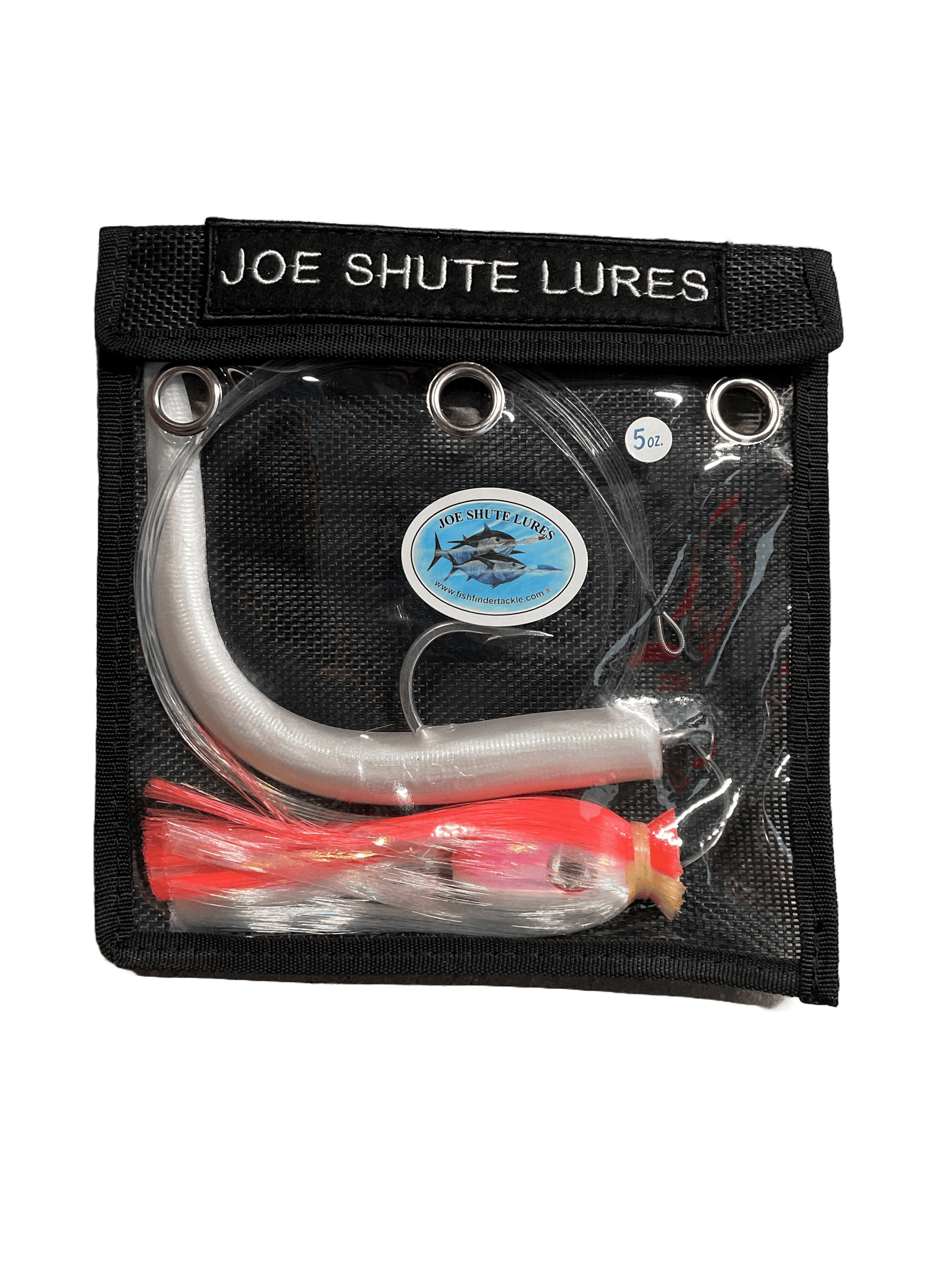 Joe Shute Lures Rigged Ballyhoo 3oz / Pink/Crystal