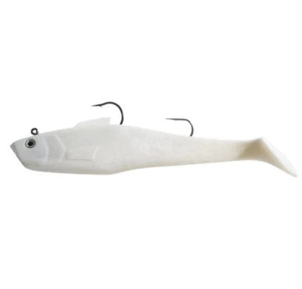 Tsunami Pro 9" Swim Shad Double Hook Opaque White