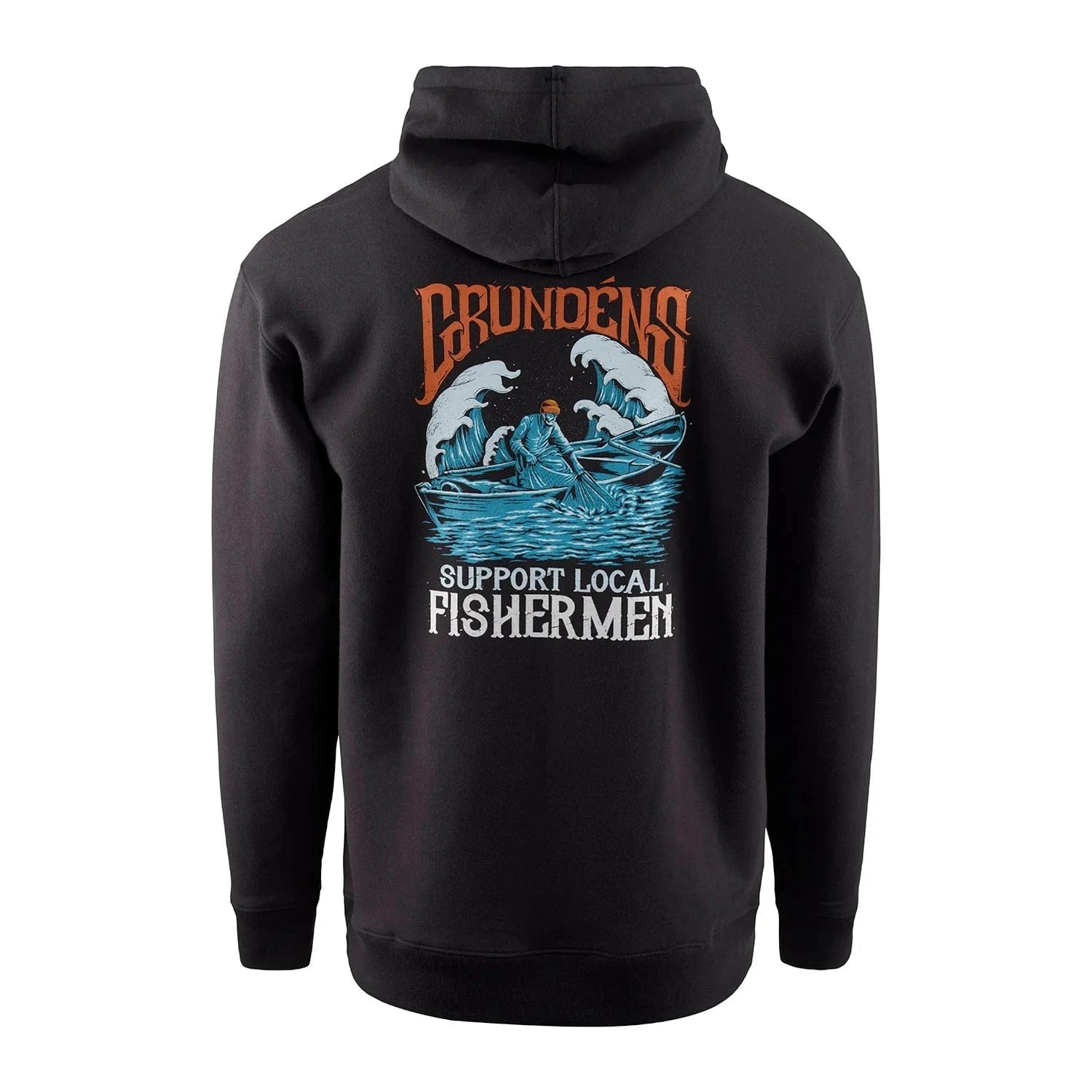 Displacement DWR Hoodie Support Local Fishermen M