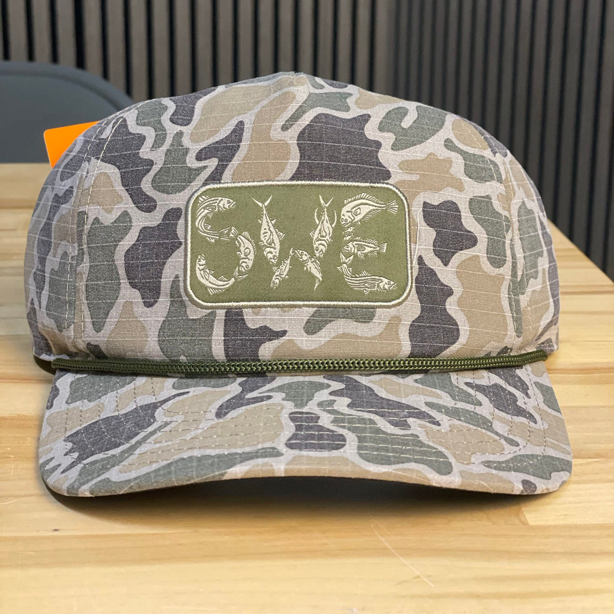 Saltwater Edge Multispecies Hat Khaki Duck Camo