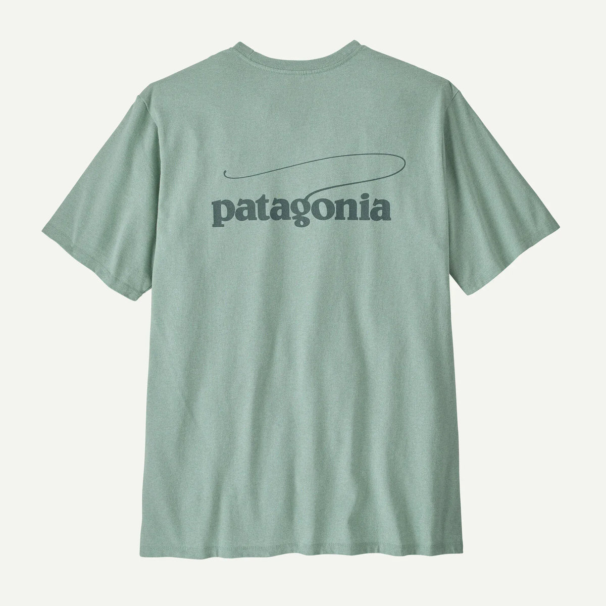 Patagonia Casting Logo Responsibili-Tee Small / Thin Ice
