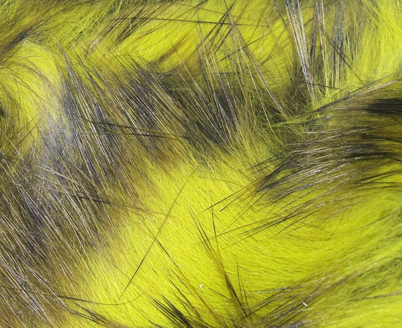 Tiger Barred Rabbit Strips 1/4&quot; / Olive Black Over Light Olive