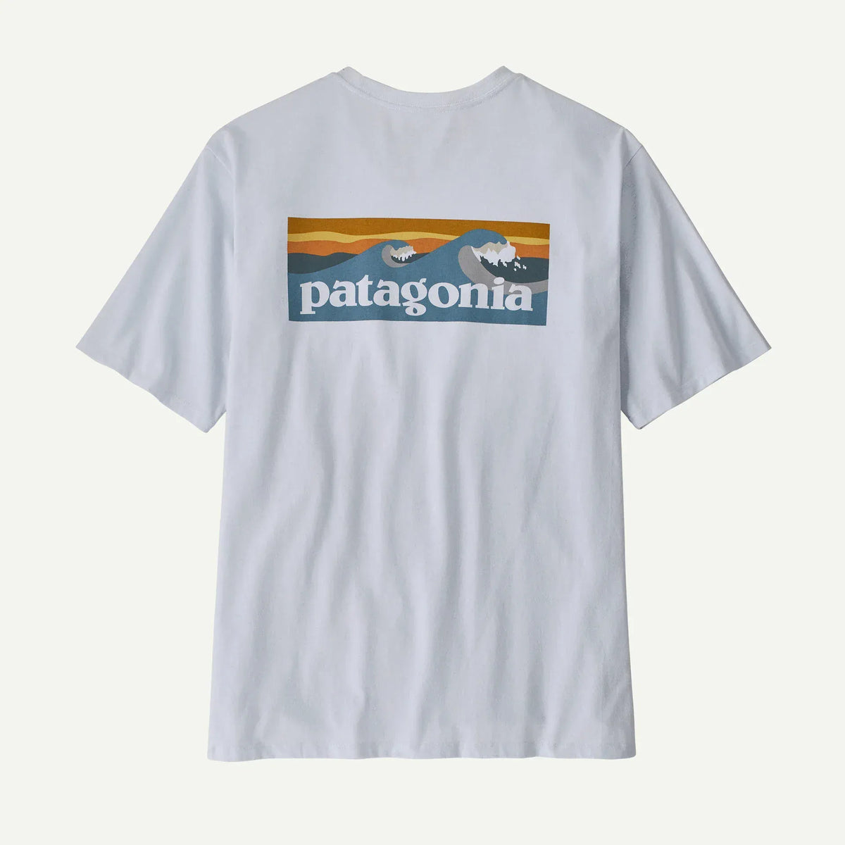 Patagonia Men's Boardshort Logo Pocket Responsibili-Tee S / White