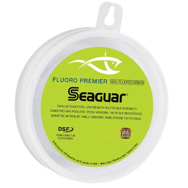 Seaguar Fluoro Premier 100% Fluorocarbon Leader 25 yds 40 lb