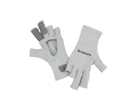 Simms SolarFlex SunGloves Small - Sterling