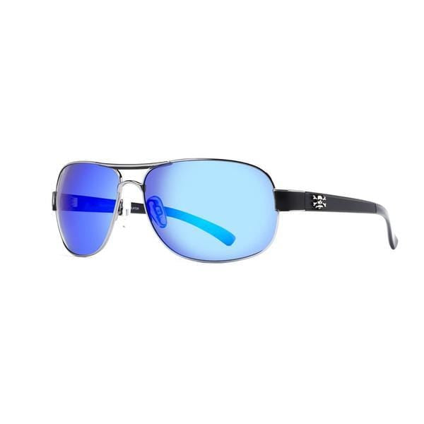 Calcutta Regulator Sunglasses Black/Blue Mirror
