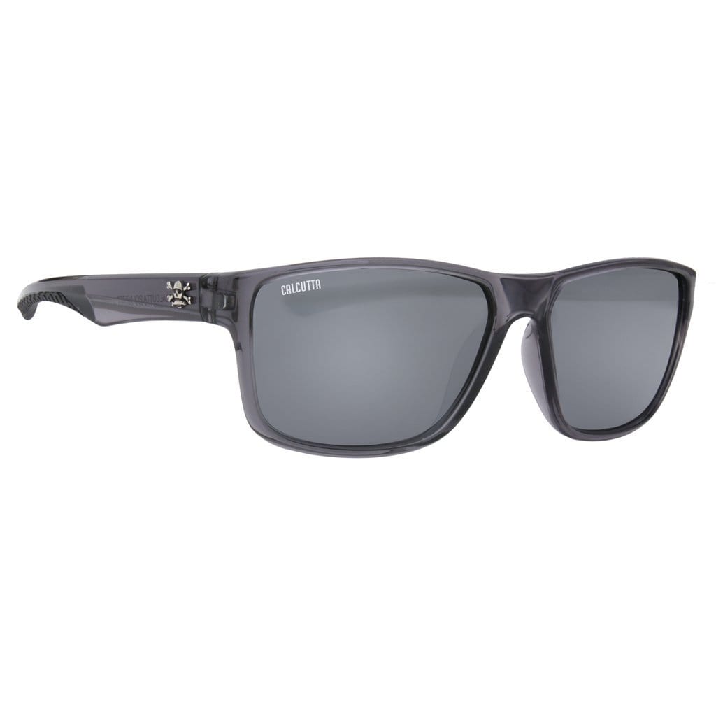 Calcutta Jetty Sunglasses Crystal Black Frame/White Mirror Lens