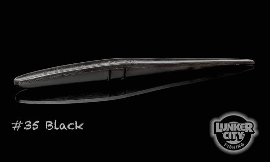 Lunker City Slug-Go 4-1/2" - 8pk / Black