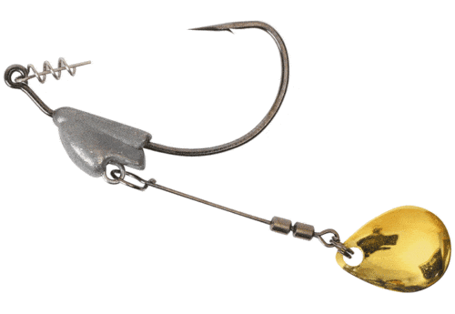 Owner Flashy Swimmer Hooks - Gold Colorado